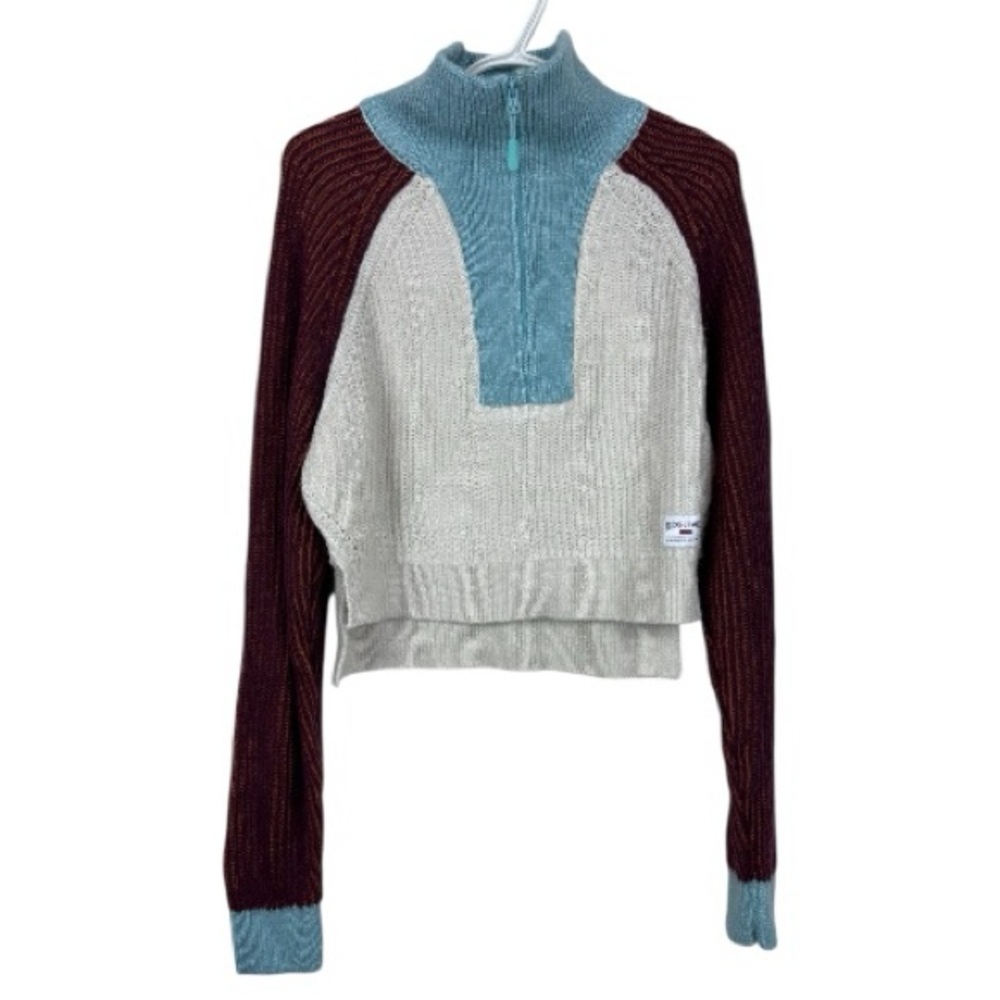Urban Outfitters BDG Connor Colorblock Half Zip Sweater XS